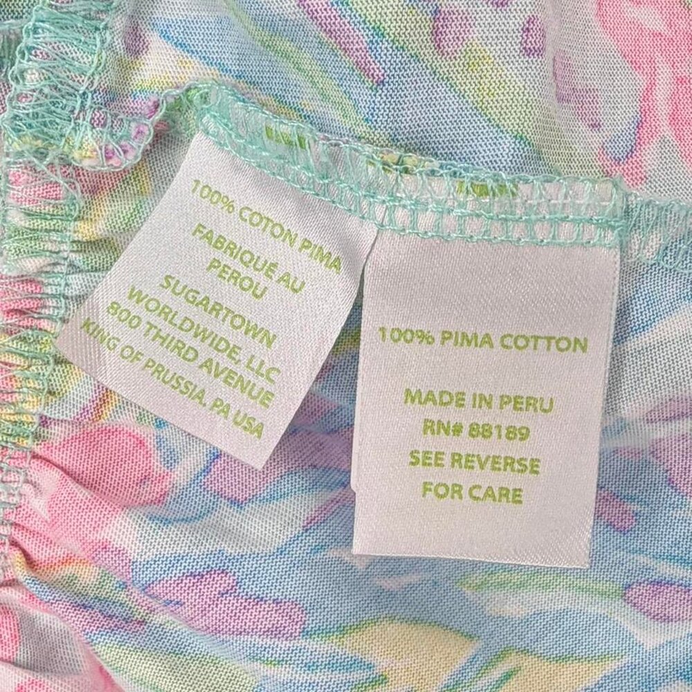 Lilly Pulitzer Hampton Tank Dress Extra Small (XS) Multi Fan Sea - Picture 5 of 5